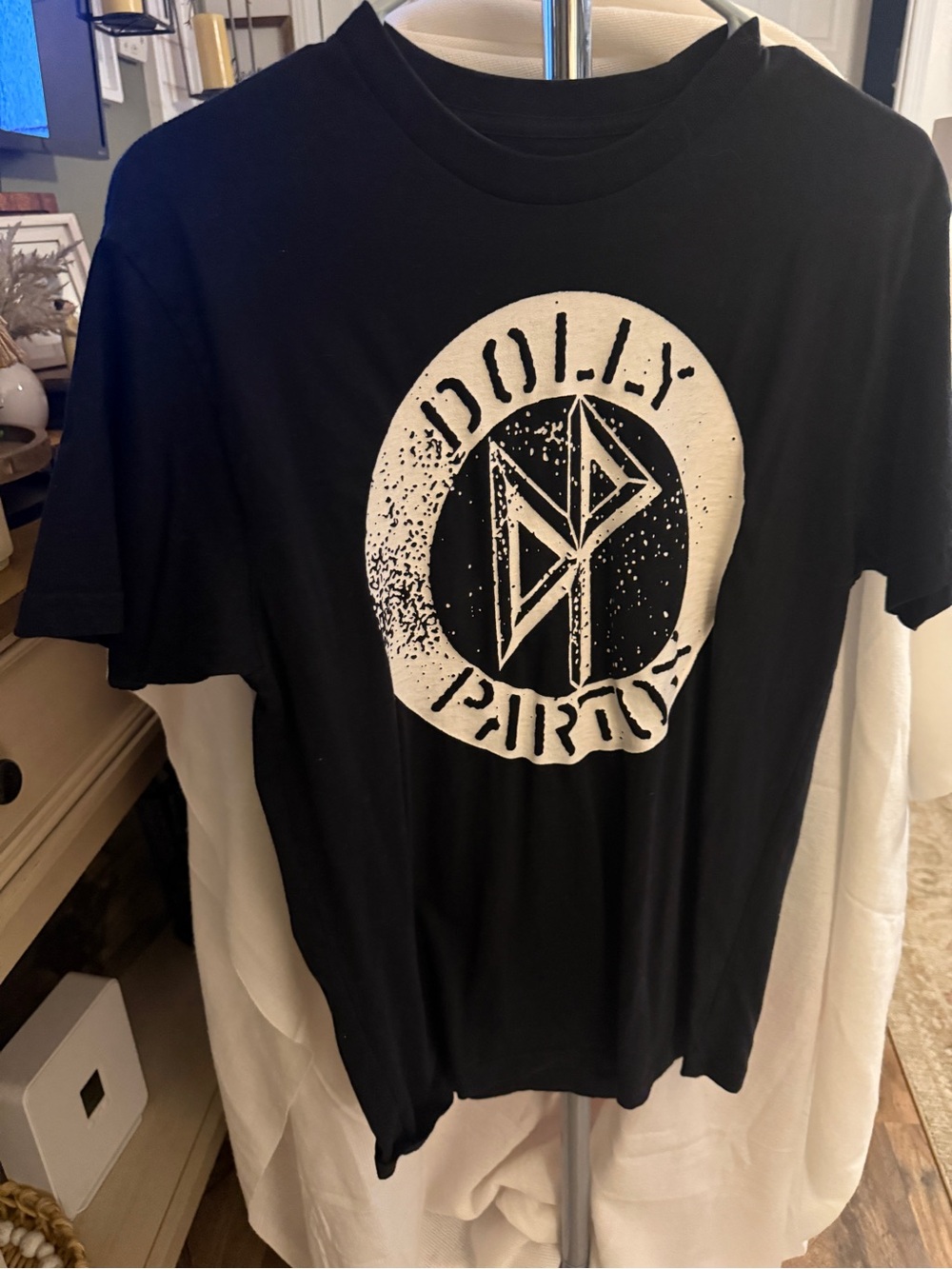 Dolly Parton Black Graphic T-Shirt Size Medium Made in USA